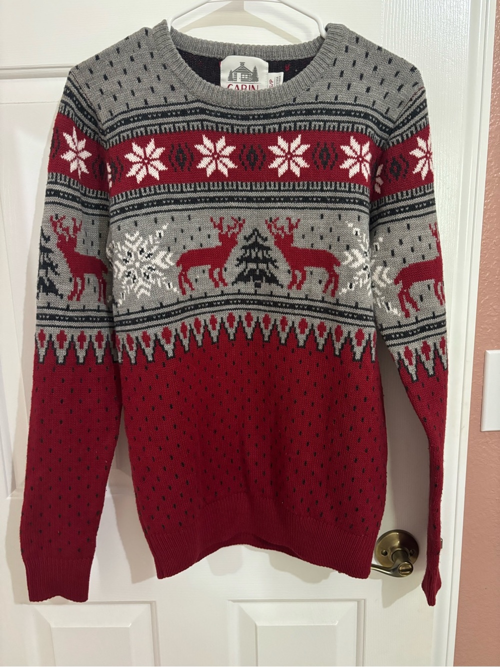 Cabin Fever Winter Deer Sweater